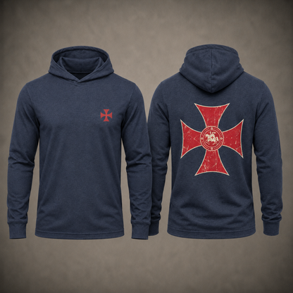 Camisola Templária com capuz