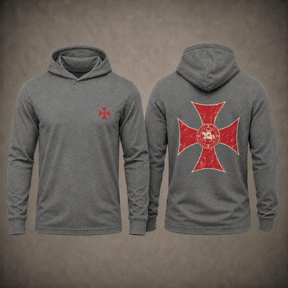 Camisola Templária com capuz