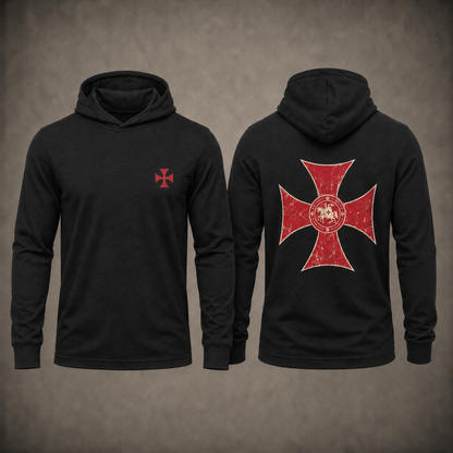 Camisola Templária com capuz
