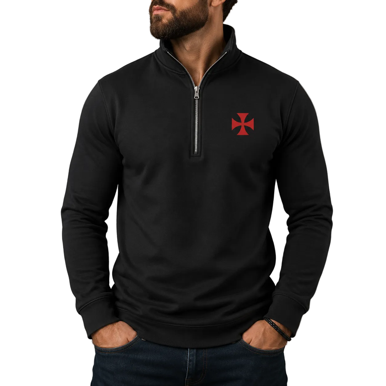 Pullover Templário Bordado