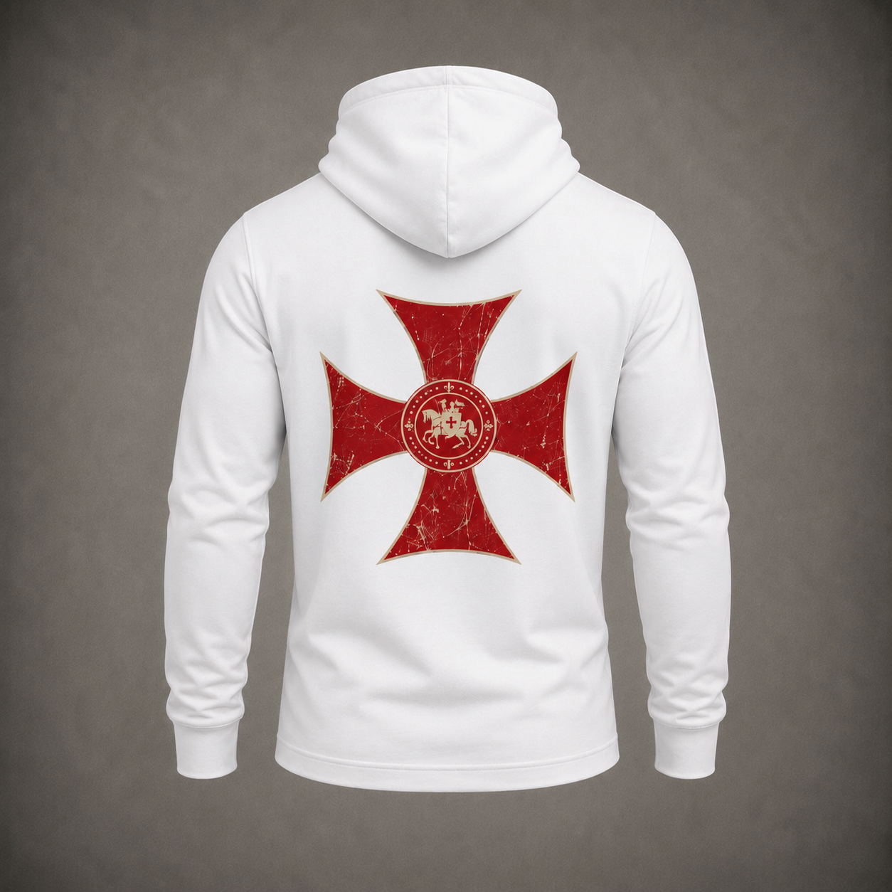 Camisola Templária com capuz