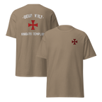 Deus Vult com cruz bordada