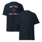 Deus Vult com cruz bordada