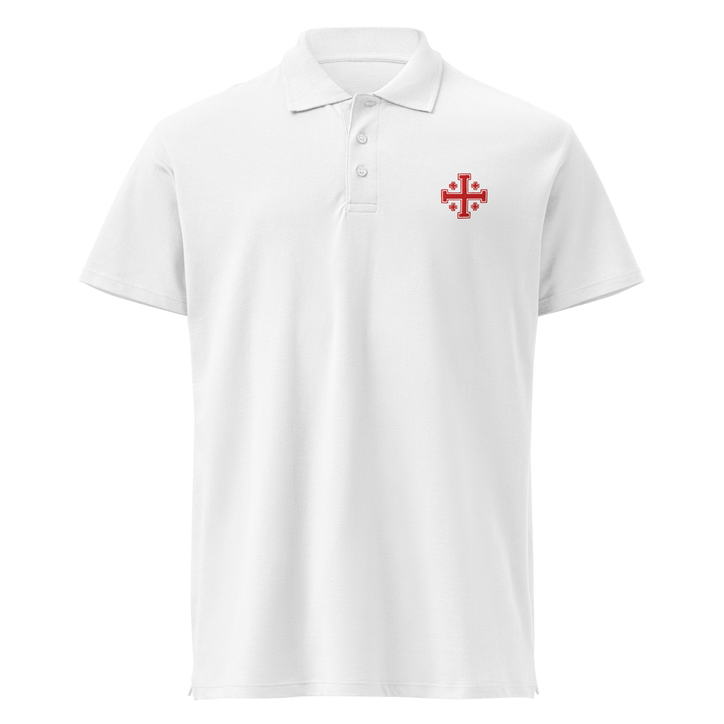 Polo Cruz de Jerusalén Bordado